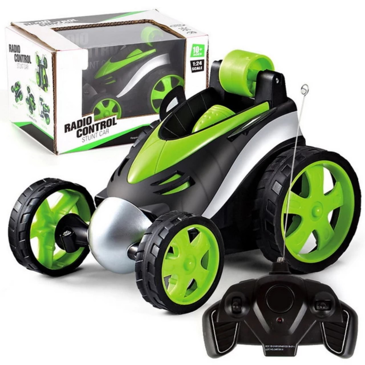Xe điều khiển nhào lộn, bánh xoay 360 độ cực ngầu, đồ chơi điều khiển từ xa