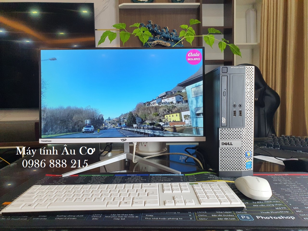 [Trả góp 0%]Bộ máy tính để Bàn Dell X020 ( Core i5 - 4570s / Ram 8Gb / SSD 120GB) và Màn hình Menda 22 inch Tặng bộ quà tặng là Bàn Phím chuột Dell + USB Wifi + bàn di chuột - Hàng Nhập Khẩu