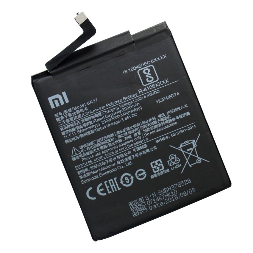 Pin điện thoại Xiaomi Redmi 6A BN37 hàng tốt