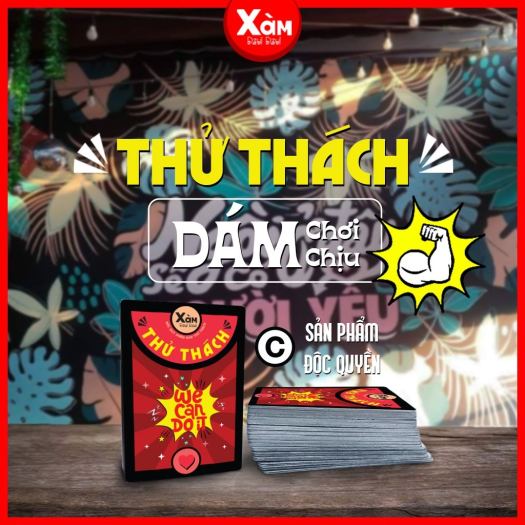 ✻❆ Bộ bài thử thách 60 lá board game bản đặc biệt bài drinking game dành cho team chuếnh choáng thích nốc out