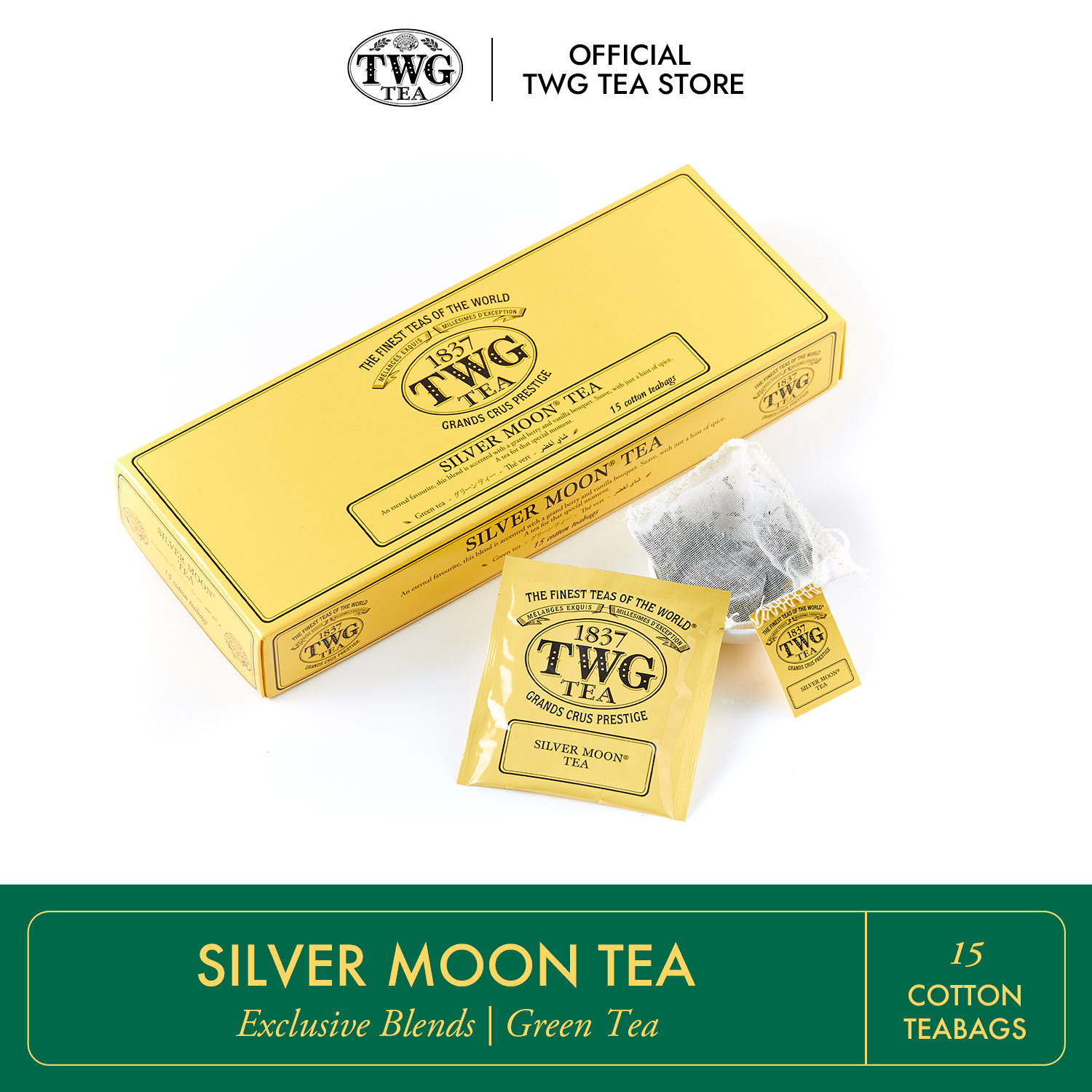 TWG Tea | Vanilla Bourbon Tea, Rooibos Tea Blend in 15 Hand