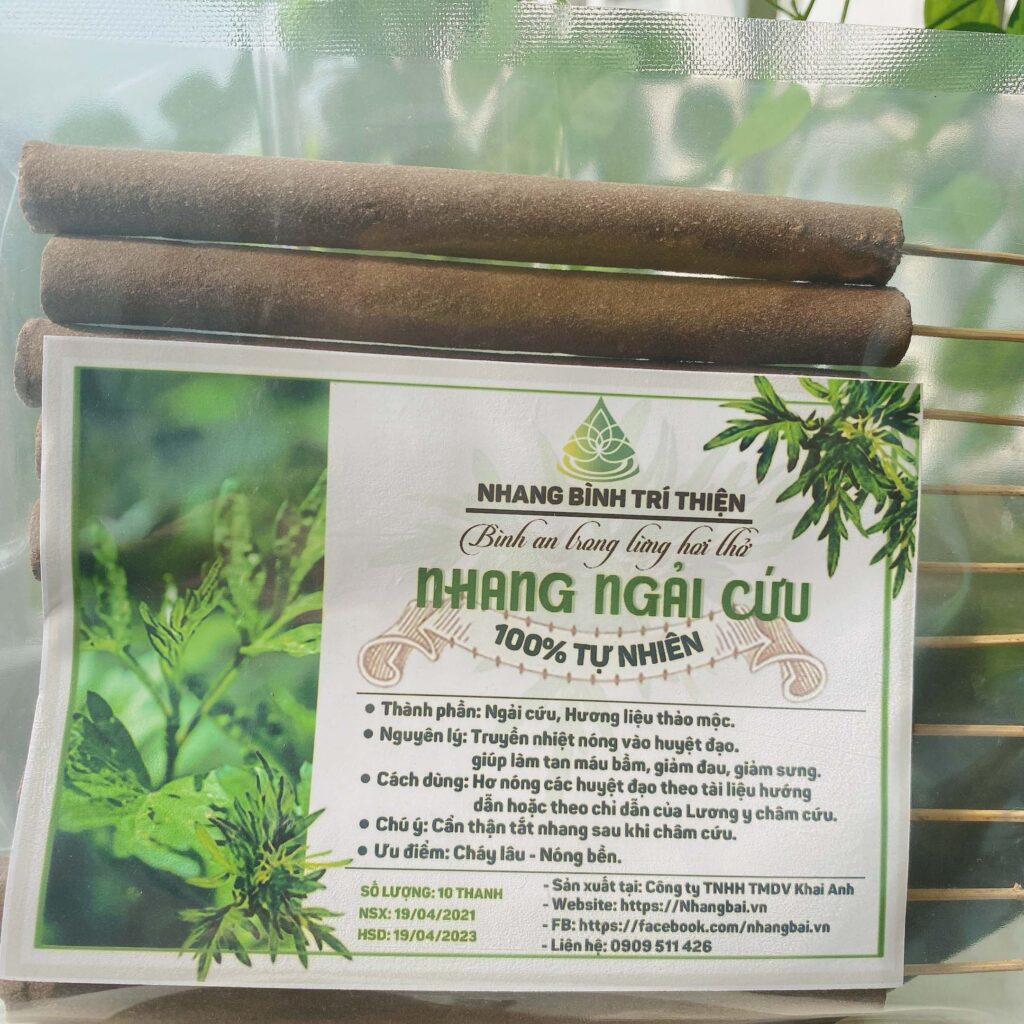 10 thanh nhang ngải cứu bình trí thiện
