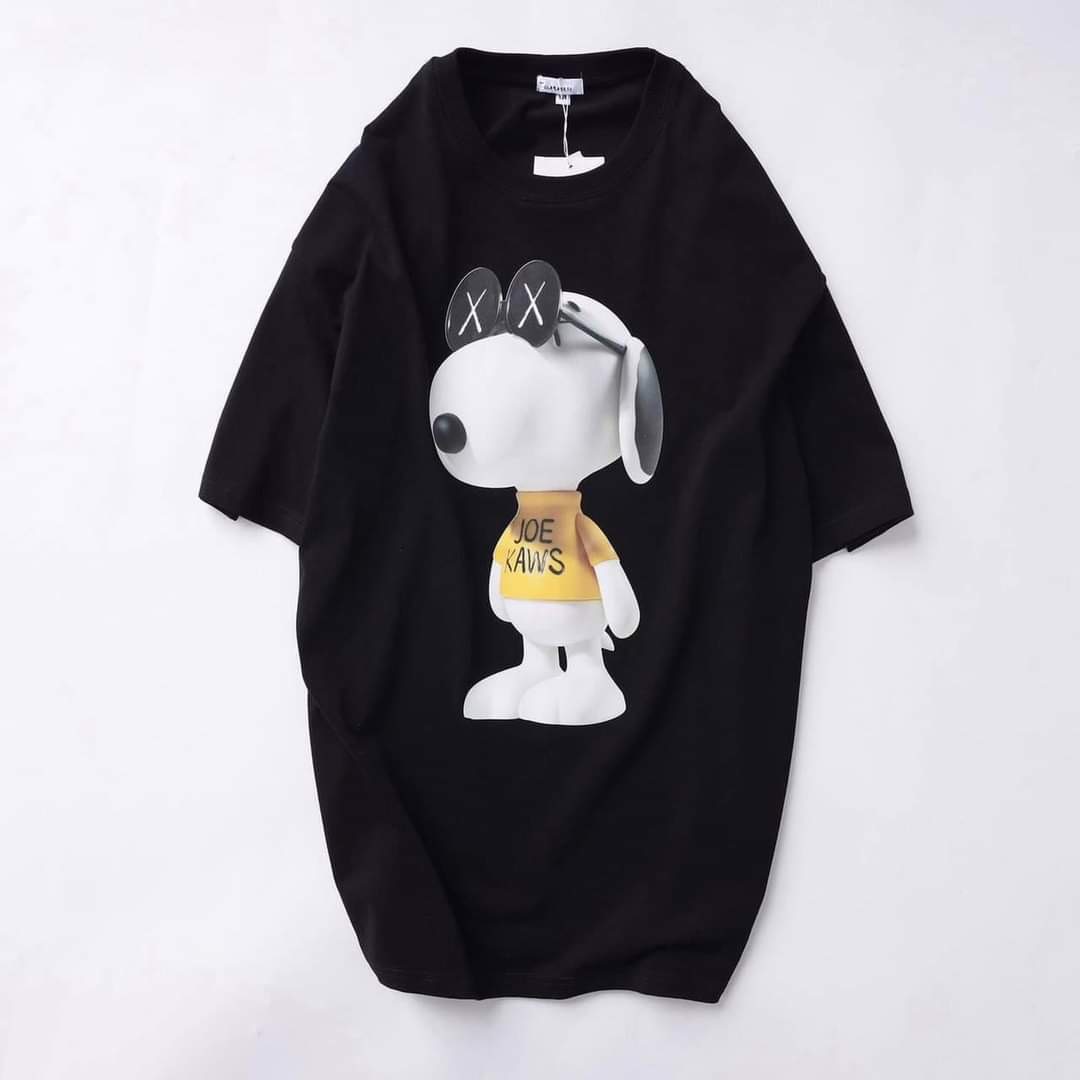 Áo thun in hình chó đeo kính siêu cute.chất liệu 100% cotton