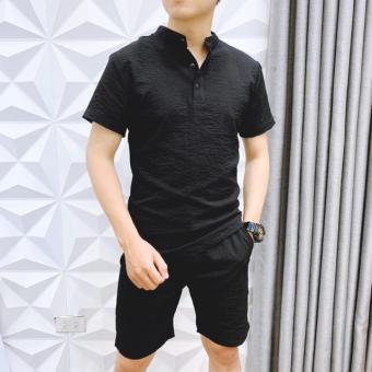 Bộ Đũi Nam Set Đũi Quần Đùi Đũi Áo Đũi Ngắn Quần Short Và Áo Cộc Chất Mát Nhẹ Như Không