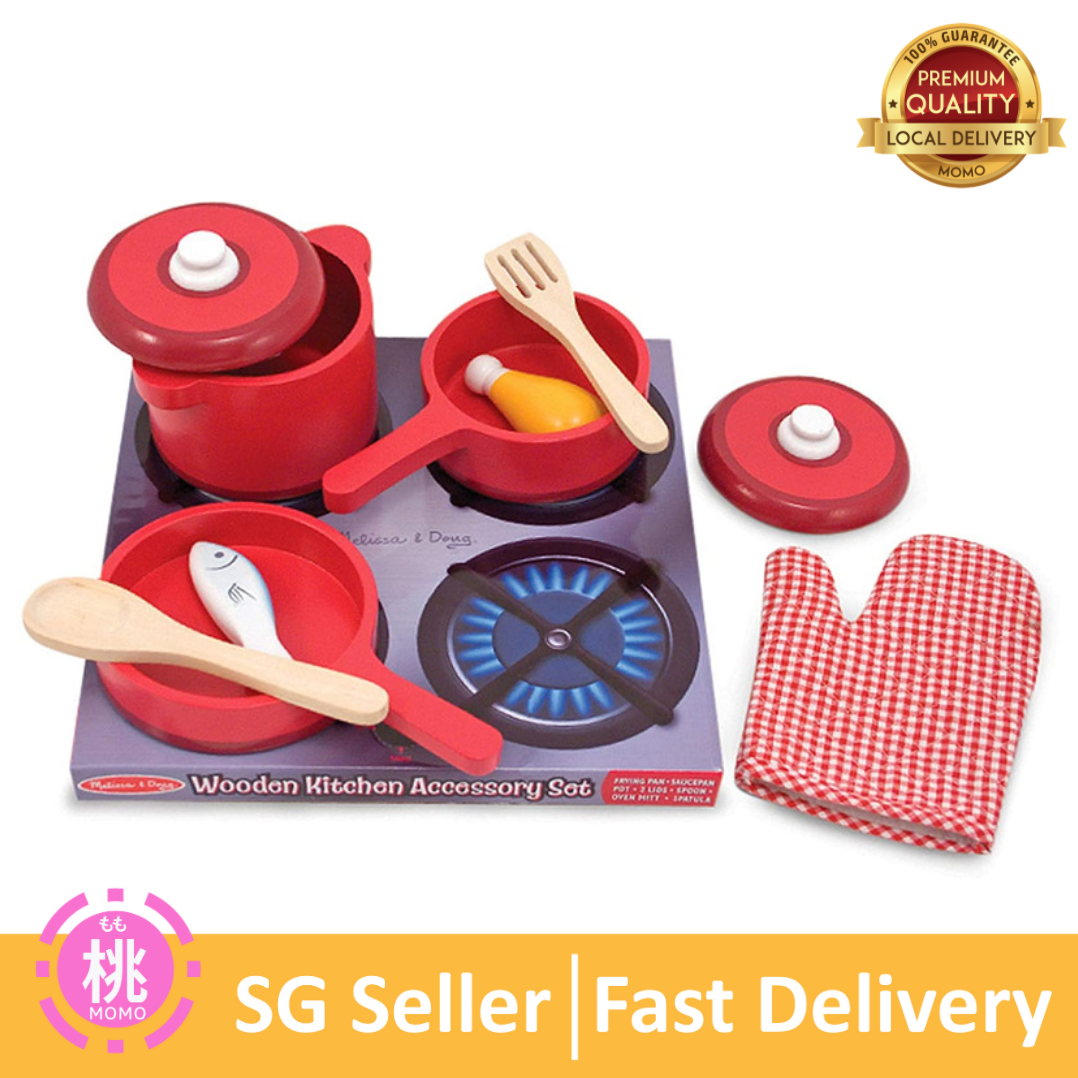 Melissa & Doug Wooden Sandwich-Making Pretend Play Food Set