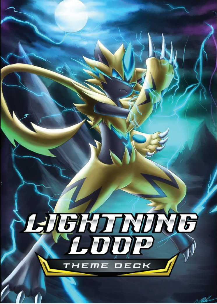 Bộ 60 Thẻ bài Pokémon Lightning Loop Unbroken Bonds - Pokémon Theme Deck 2019