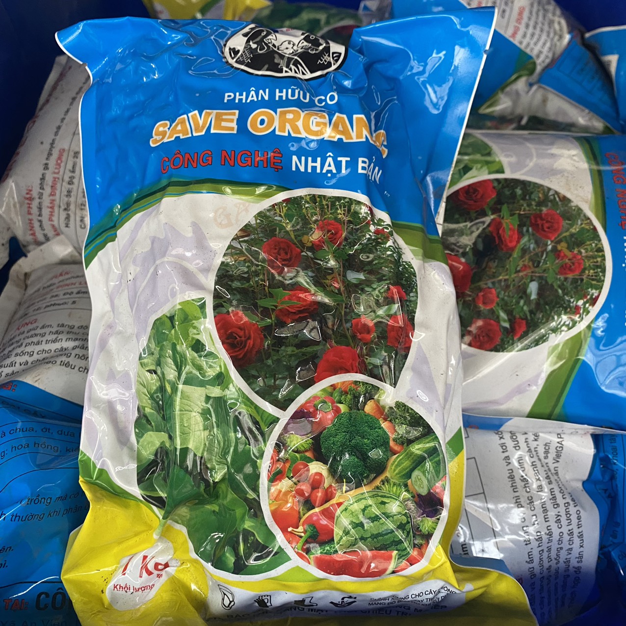 Phân gà Nhật dạng viên/dạng bột bón rau, cây cảnh, cây ăn trái (1kg/bịch)