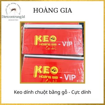 2 miếng keo dính chuột HOÀNG GIA - Siêu dính (làm bằng gỗ)