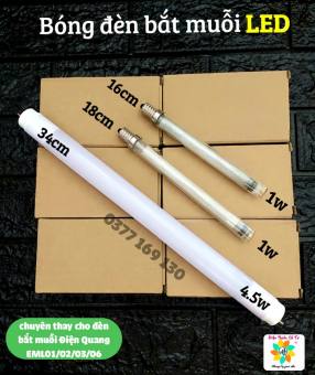 Bóng đèn bắt muỗi LED đủ kích cỡ chuyên thay cho đèn bắt muỗi Điện Quang
