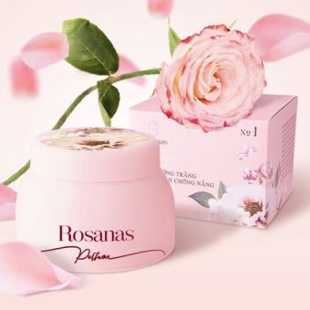 KEM DƯỠNG TRẮNG DA BODY TOÀN THÂN CHỐNG NẮNG SPF30 ROSANAS NO.1 TINH CHẤT HOA HỒNG 150GR