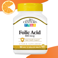21st Century Folic Acid 400 mcg 250 Tablets / 800mcg 180 Tablets