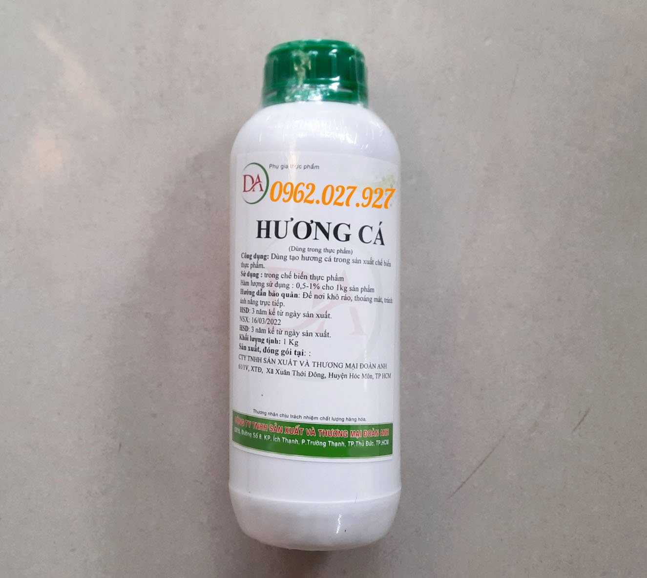 Hương cá/ tạo mùi thơm tự nhiên cho chả cá, nước mắm