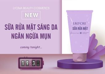 Sữa rửa mặt nữ lrocre mâu mới 2020