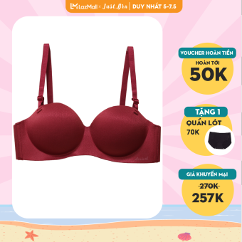 Áo ngực không gọng Just Bra đệm mút dày nâng đỡ giúp vòng 1 của nàng thêm đầy đặn tạo khe AB172