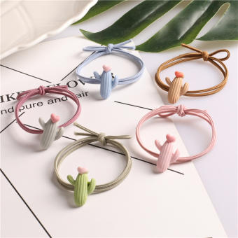 (combo3)Dây Buộc Tóc Hình Cây Xương Rồng