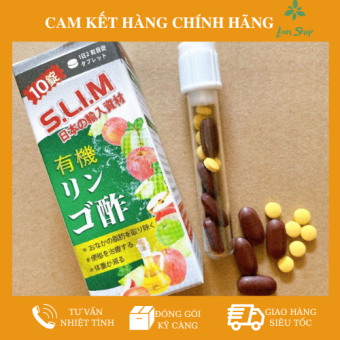 XỔ MỠ GIẤM TÁO ĐÊM- Viên Xổ Mỡ Giấm Táo Slim Fit