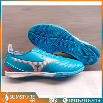 Giày Đá Bóng Đế Bằng Mizu Bích 23 - Giày Đá Banh Sân Futsal May Full Đế