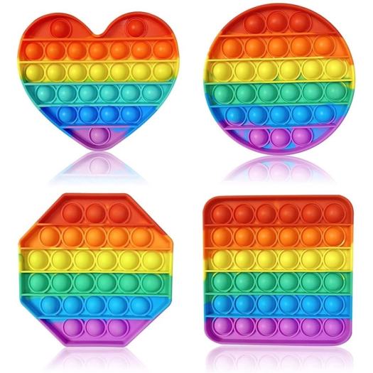 Pop it among us giá rẻ đồ chơi ấn bong bóng cầu vồng giải trí giảm căng thẳng stress