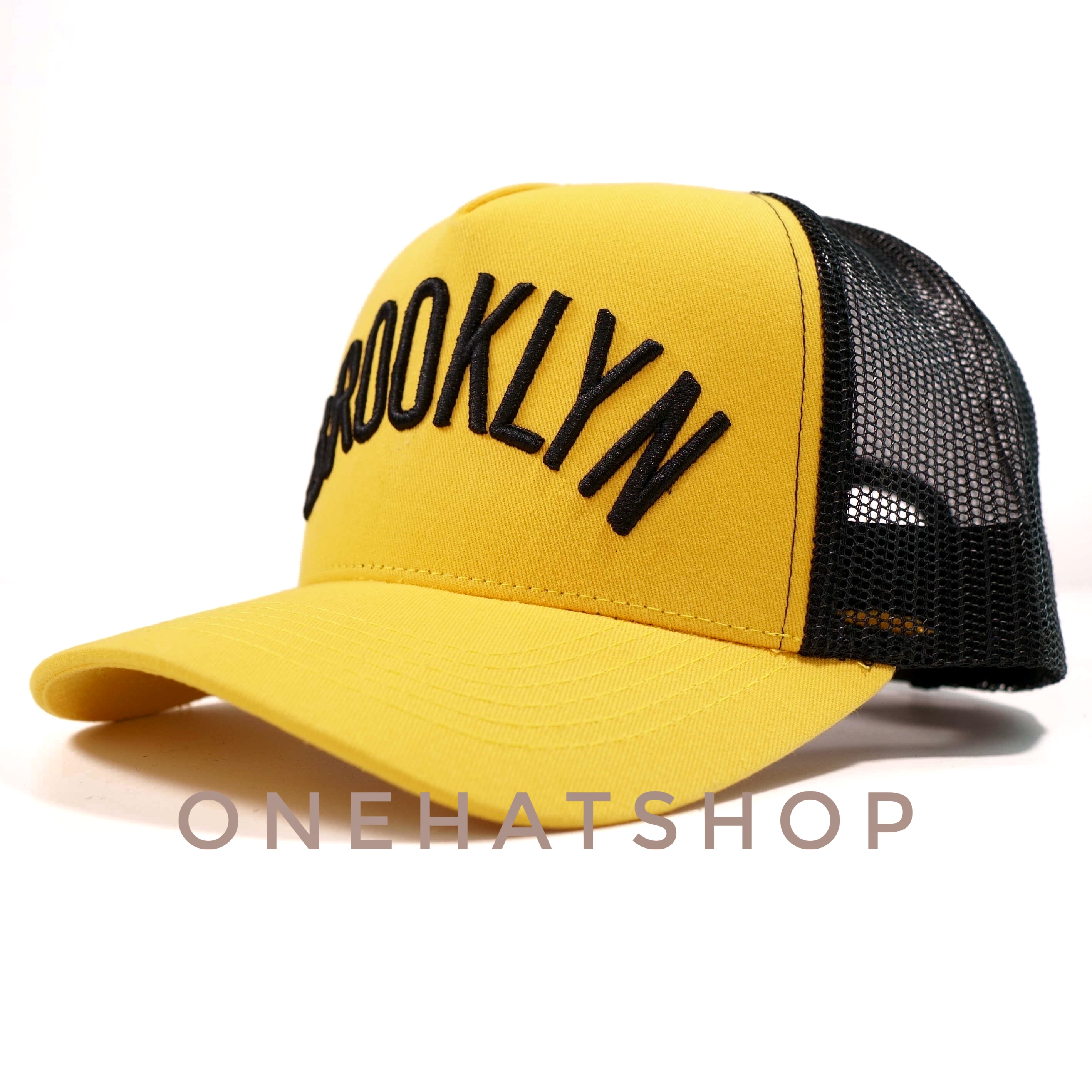 Nón fom vuông trucker Aframe logo Brooklyn - nón lưới thoáng mát chất lượng cao - onehatshop-est2013