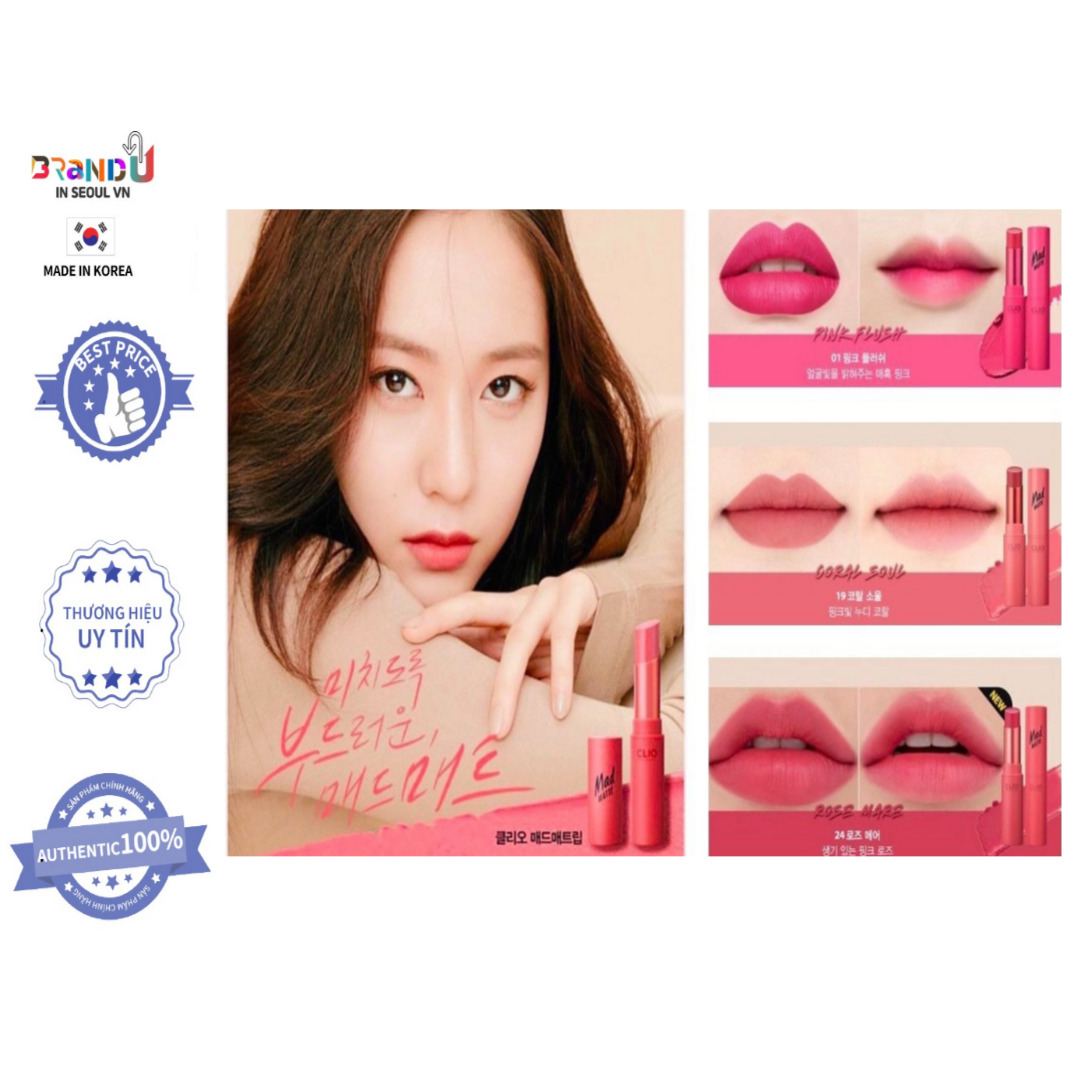 Son Clio Mad Matte Giá Tốt T06/2023 | Mua tại Lazada.vn Son Clio Mad Matte Giá Tốt T06/2023 | Mua Tại Lazada.Vn