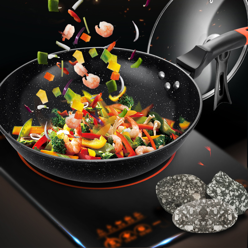 Chảo Chống Dính Vân Đá Sâu Lòng Coopia Hàn Quốc size 32cm Kèm Vung Kính Trong Suốt,Chảo đá chống dính,Chảo Chống Dính Hàn Quốc ,Chảo Đá Chống Dính Hàn Quốc Sâu Lòng.hàng cao cấp có tay cầm chắc chắn ,tỏa nhiệt nhanh .BH 12 THÁNG.