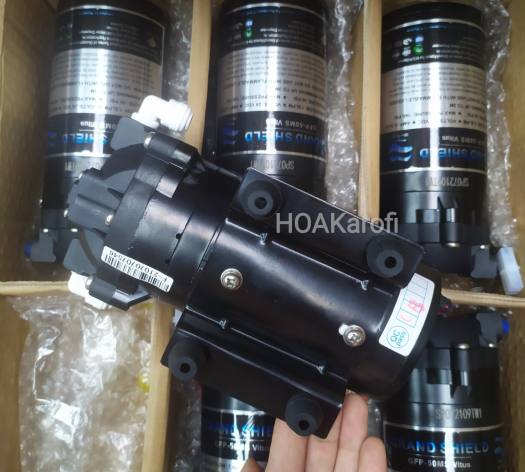 Bơm Tăng Áp 24v Grand Forest GFP 50 - Hút Đẩy Siêu Khỏe - Dùng Cho Máy Lọc Nước RO và Dàn Phun Sương ( Tặng kèm cút )