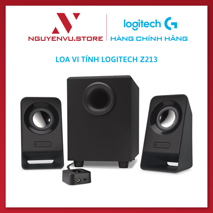Loa Vi Tính Logitech Z213 2.1 14W - Hàng Chính Hãng