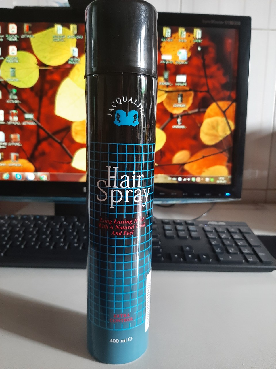 Keo Xịt Tóc Jacqualine Hair Spray Đen 400ml