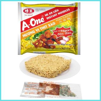 Mì thịt xào Aone thùng 30 gói x85g-Thương hiệu của người Việt