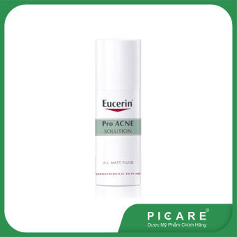 Kem Dưỡng Giảm Mụn Eucerin ProAcne A.I Matt Fluid 50ml