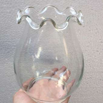 Chậu thủy tinh mini tai bèo , bể cá mini để bàn