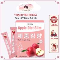 [CHÍNH HÃNG] Thạch Táo Giảm Cân Hemia Giarm Cân An Toàn Tại Nhà Giữ Dáng Hemia Apple Diet Slim Hộp 10 Gói Hàn Quốc.
