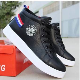 Giày nam cao cổ 2 MÀU gót mix dây dù đẹp thời trang cá tính rất TREND