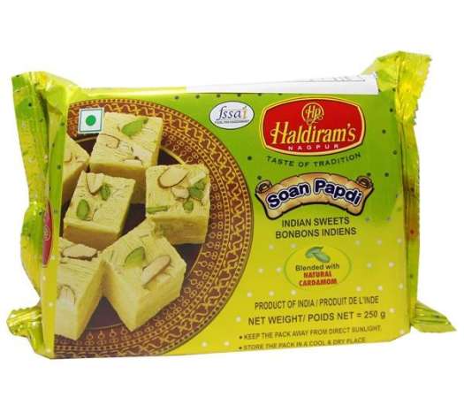 Ohh Haldiram's soan papdi 250g Bánh soan papdi ngọt