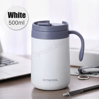 Stainless Steel Thermal Coffee Mug Bubble Tea Cup Vacuum Insulated Travel Mug (7)