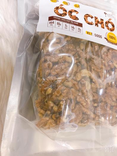 Hạt Óc Chó Tách Vỏ - Túi zip 500gr - ?Quả Óc Chó Úc Chandler 100% Nhập khẩu từ ?Úc - Đồ ăn vặt mẹ bầu dành cho giảm cân - Cực kì tốt cho tim mạch - Andys Gourmet - Đồ ăn vặt
