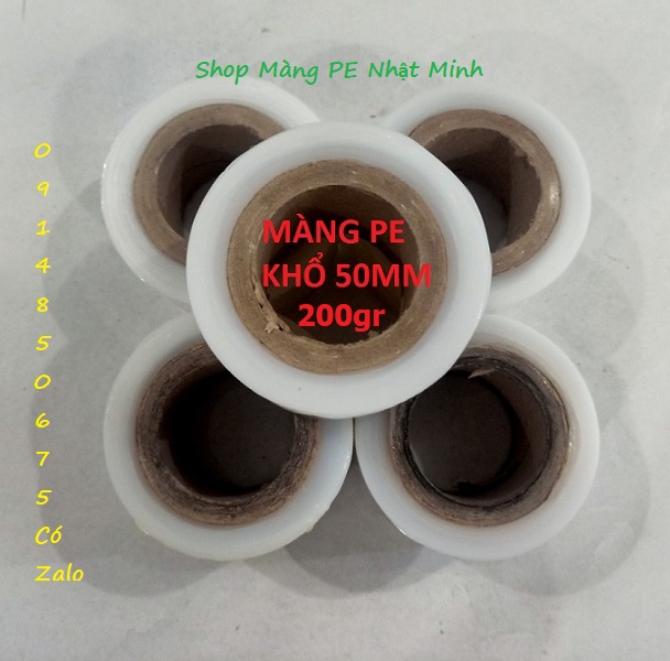 Màng pe quấn 5cm 200g