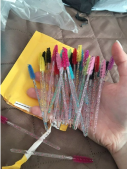 Chổi chải mi ( KIM TUYẾN ), ( BỊCH 50 CÂY )_dụng cụ nối mi_THÚY HÀ