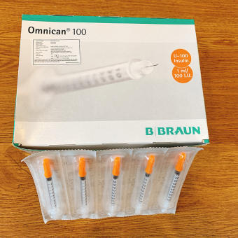 Kim Tiêm Tiểu Đường Insulin, Bơm Tiêm Thẩm Mỹ Spa 1ml BD, Bớm 1 ml Braun, bơm tiêm 0.5ml U100