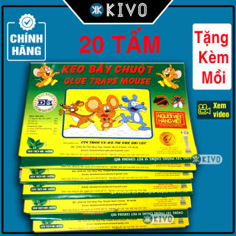 Keo Dính Chuột Siêu Dính ĐẠI LỘC TẤM LỚN - Keo Diệt Chuột, Diệt Ruồi, Diệt Kiến, Diệt Gián HÀNG VIỆT NAM - Keo Bẫy Chuột, Bắt Chuột Diệt Các Loại Côn Trùng