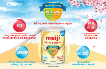 Sữa bột Meiji Infant formula 800g (nhập khẩu  chính hãng)