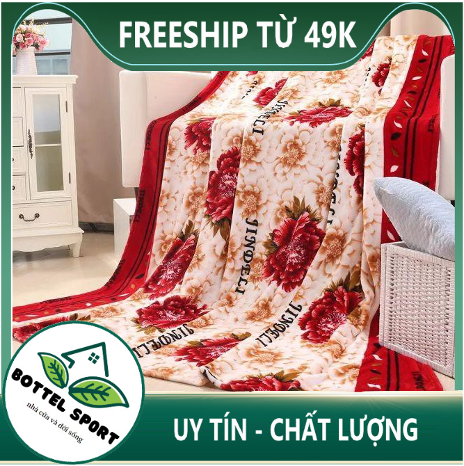 Mền Tuyết dày cao cấp 2m* 2m2, 1.5kg mền đẹp không phai màu-giao màu ngẫu nhiên cao cấp