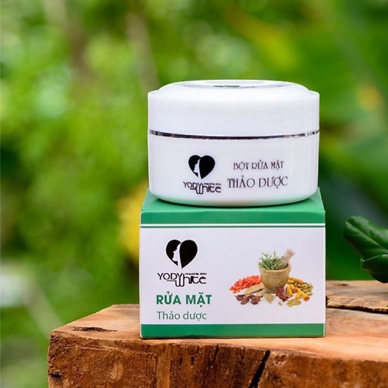 Bột rửa mặt thảo dược Yody White
