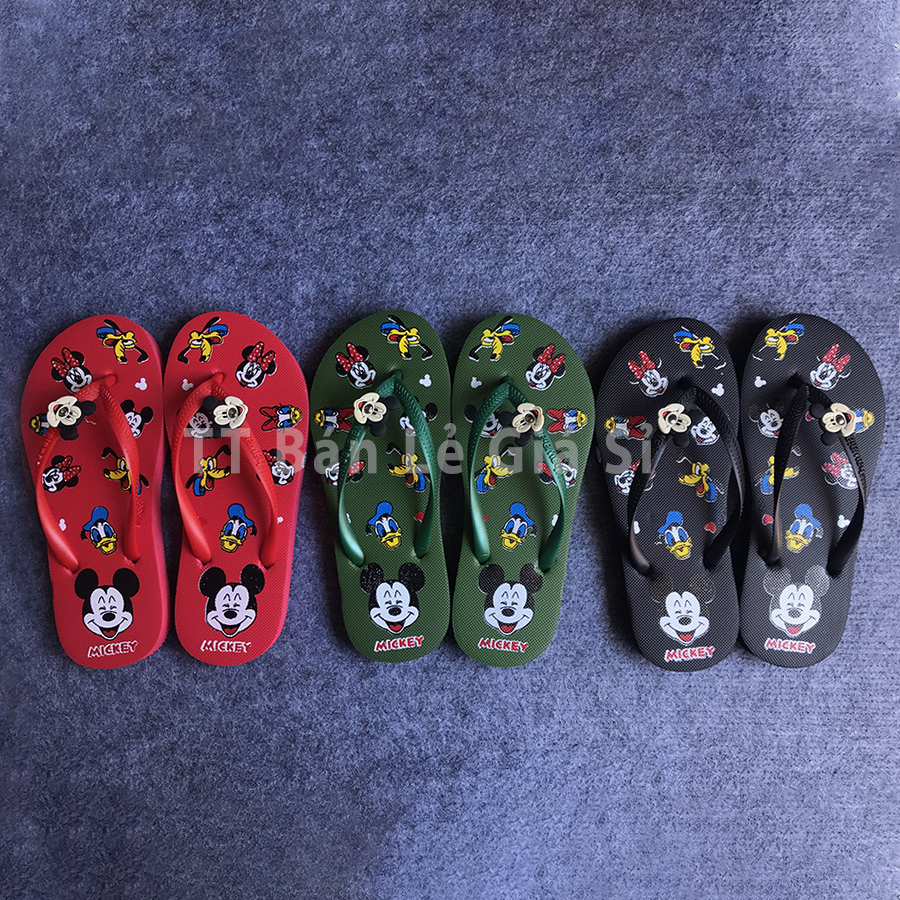 Dép quai kẹp nữ hình Mickey dễ thương