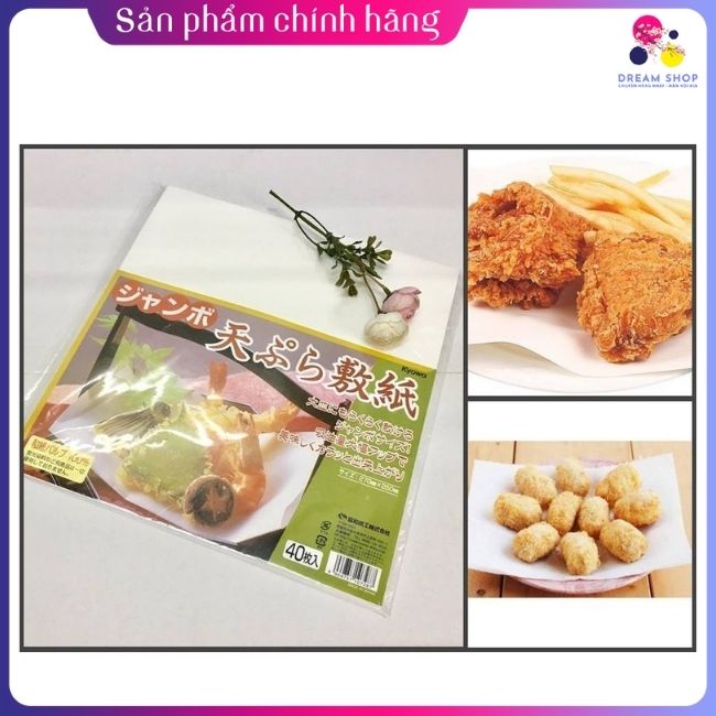 Giấy thấm dầu mỡ đồ chiên rán Kyowa 40 tờ , dreamshovietnam