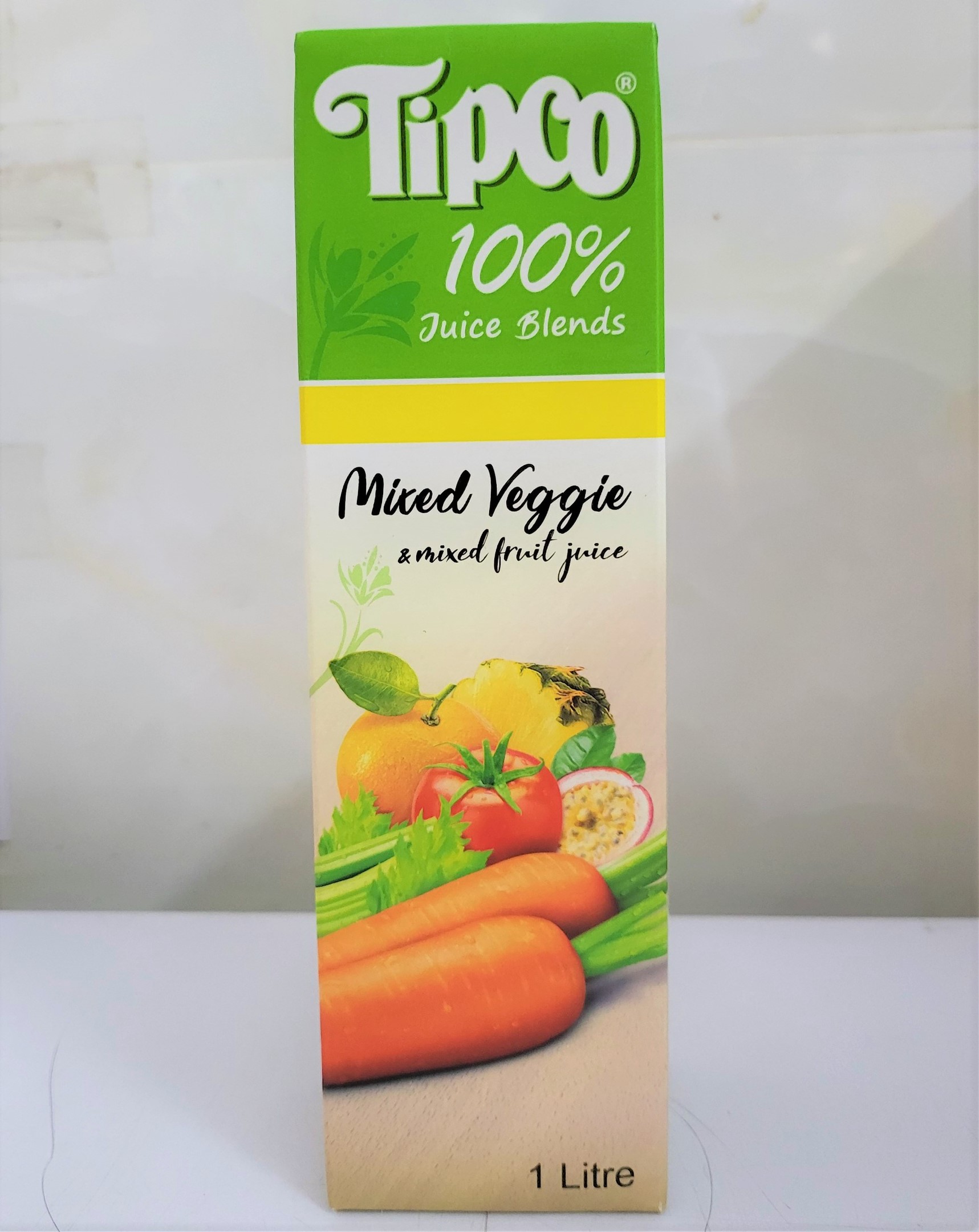 [Hộp 1 Lít] NƯỚC ÉP RAU CỦ & TRÁI CÂY [Thailand] TIPCO Mixed Veggie & Fruit Juice (halal)