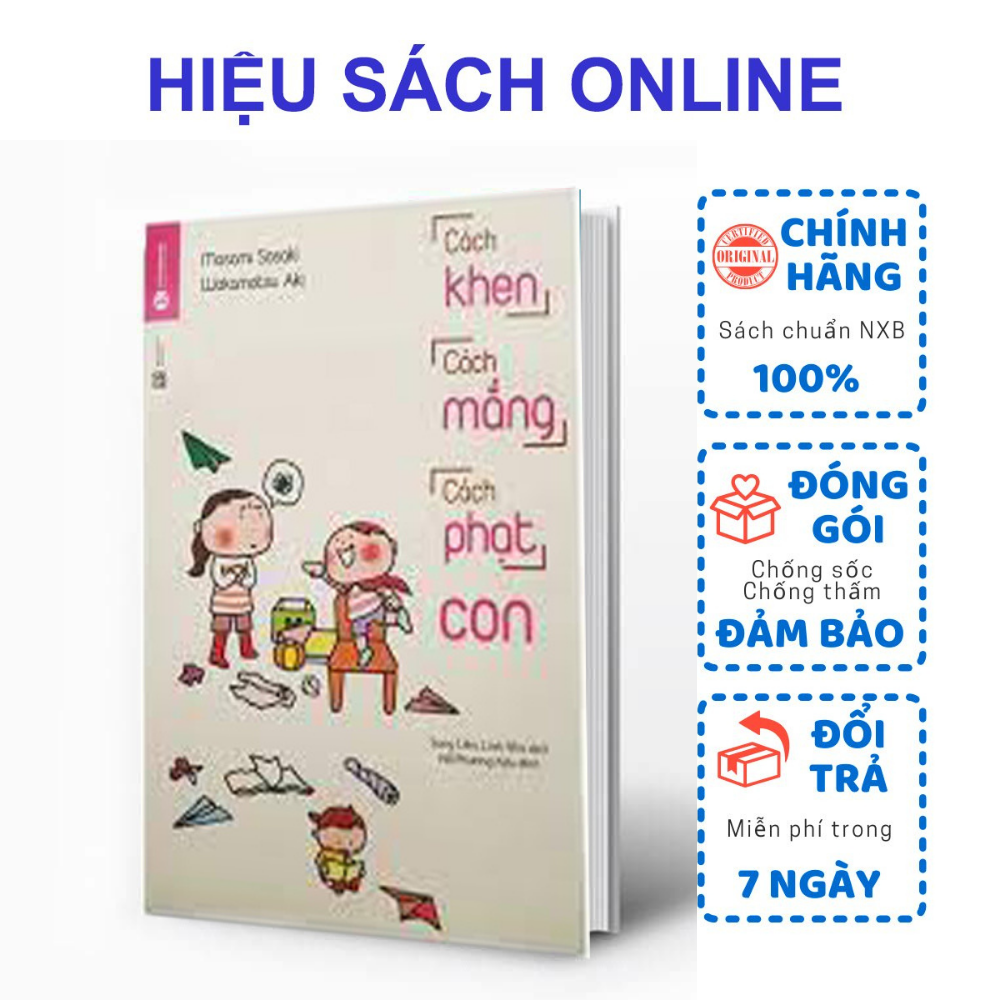 Sách - Cách Khen Cách Mắng Cách Phạt Con - Tặng kèm bookmark