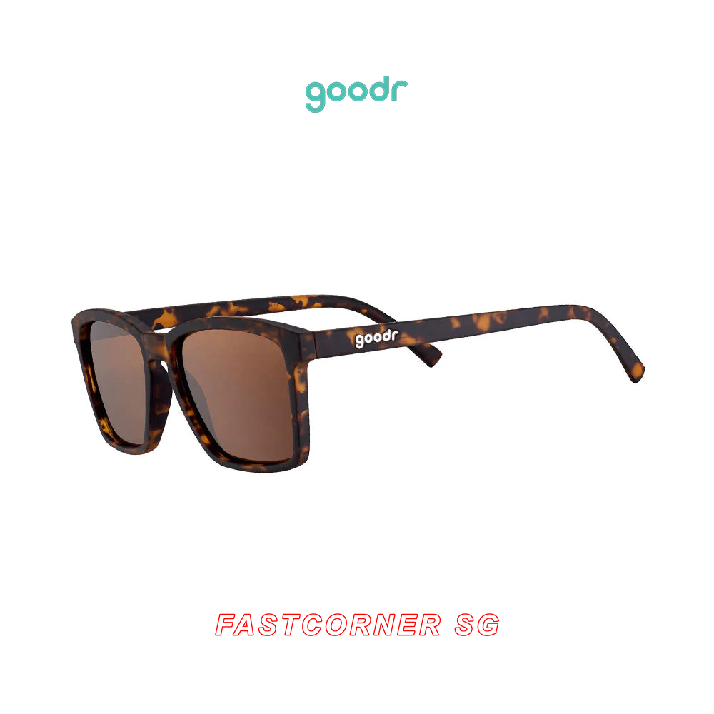 Goodr LFGs (Slim Fit for Smaller Faces) - GET ON MY LEVEL - Non-Reflective  Lenses Polarized Sunglasses Lifestyle Sports Running Hiking Shades For Men  and Women Sunglasses