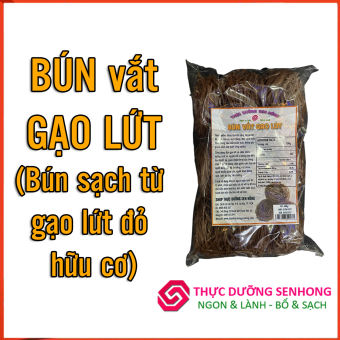 Bún khoanh gạo lứt ( 500gr) Bún sạch từ gạo lứt đỏ hữu cơ vụ 6 Tháng