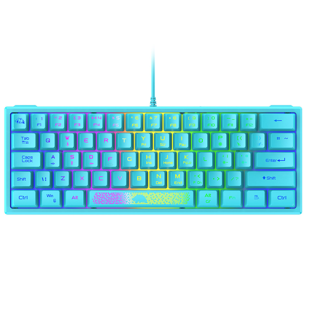 60 percent keyboard blue